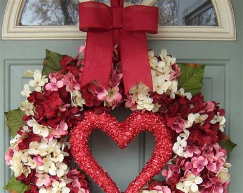 Heart Wreath Valentine Wreath Valentine Heart Wreath - Etsy