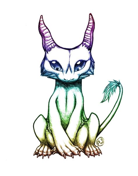 Cute Dragon Drawing at GetDrawings | Free download