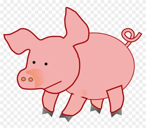 Pictures Of Pink Pigs - Cute Pig Clipart - Free Transparent PNG Clipart Images Download