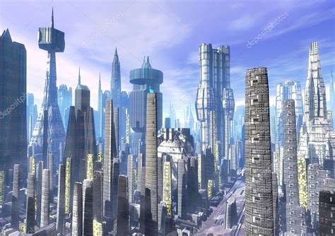 City futuristic landscape Stock Photo by ©innovari 7225316