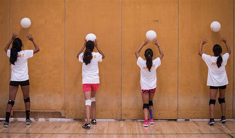 Volleyball Drills Against a Wall - Volleyball Tips