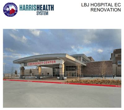 Renovation of the Emergency Center at Lyndon B. Johnson Hospital for the Harris County Hospital ...