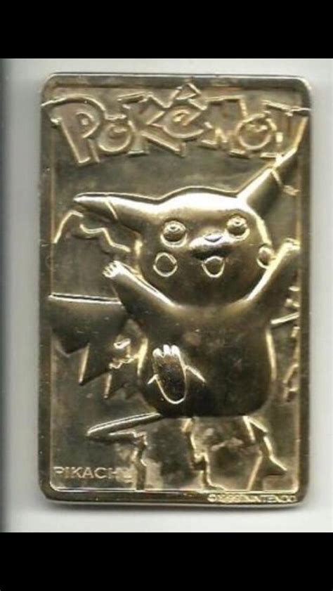 Metal gold pokemon cards - vsacomics