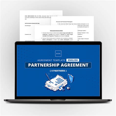 Partnership Agreement (4 Partners) - Agreement Template (English) - Amir Khusyairi & Associates