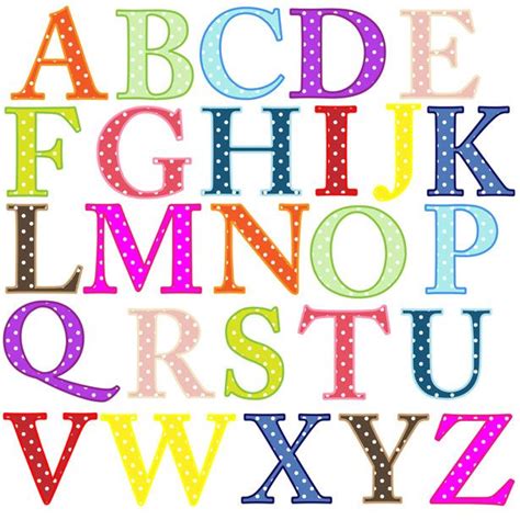 Alphabet Letters Clip-art | Lettering alphabet, Free clip art, Alphabet letters clipart