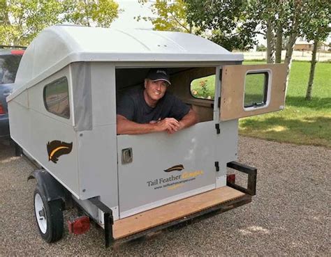 Teal shrinks its modular camper into a barebones $2500 car/motorcycle trailer | Motorcycle ...