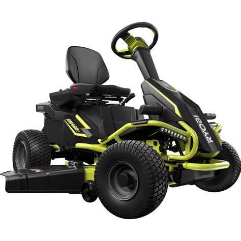 Ryobi 38 in. Battery Electric Riding Lawn Mower-RY48110 - The Home Depot