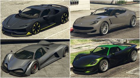 Top 5 fastest cars in the latest version of GTA Online (2022)