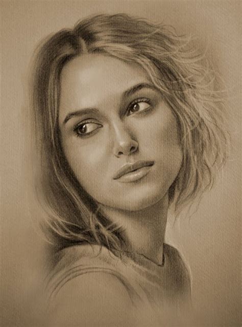 Keira knightley ©krzysztof łukasiewicz | Portrait, Portrait sketches, Portrait drawing