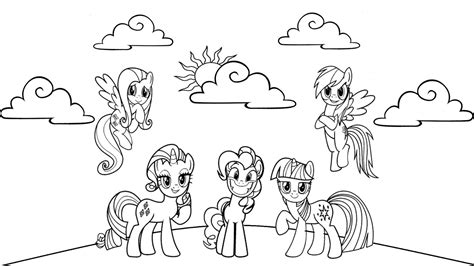 My Little Pony Friendship Is Magic Coloring Pages at GetColorings.com | Free printable colorings ...