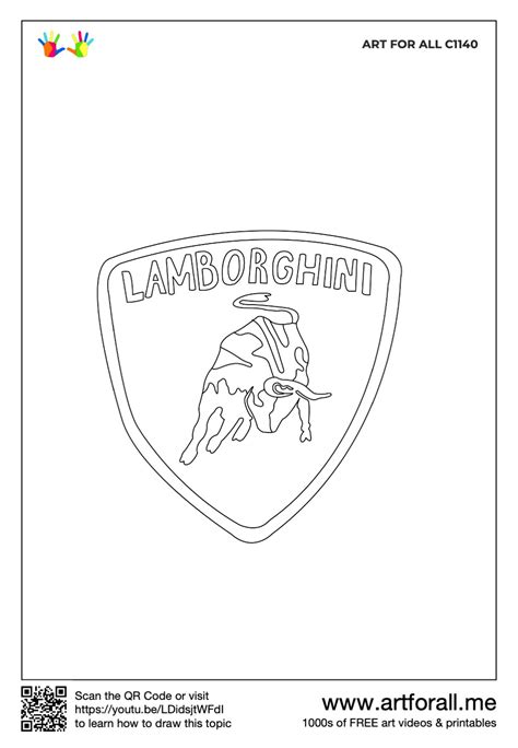 Update 86+ lamborghini logo drawing super hot - xkldase.edu.vn