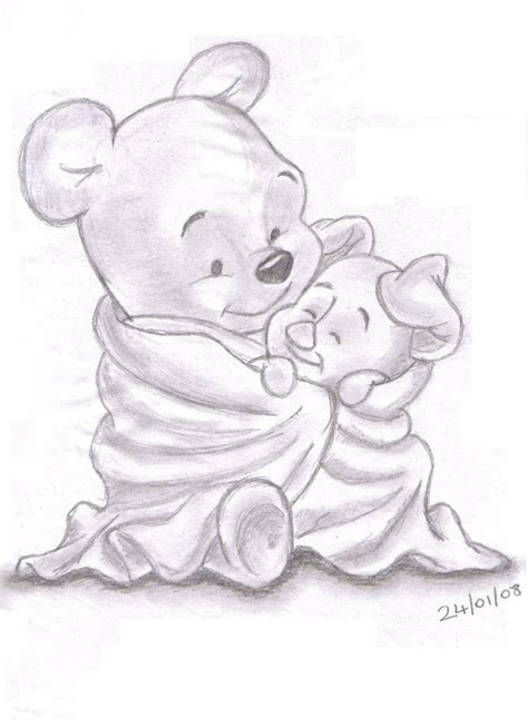 Pooh....sketch | Disney drawings, Disney art drawings, Pencil drawings tumblr