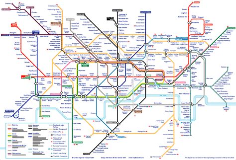 150th anniversary of the London tube map. | Ulaşım