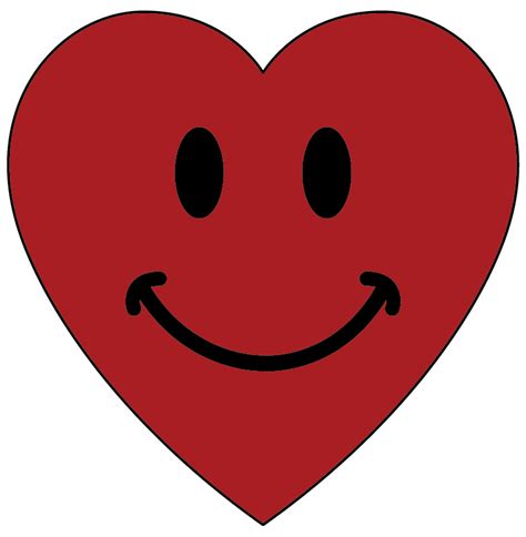 Heart Smiley Face - ClipArt Best