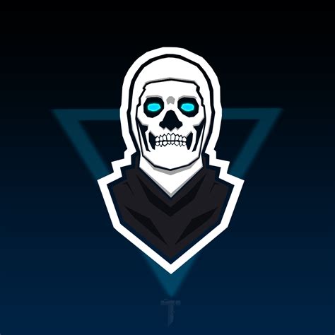 Skull Trooper Mascot Logo | Skin logo, Skull artwork, Cool logo