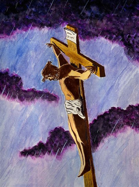 Christ On The Cross by Michael Vigliotti