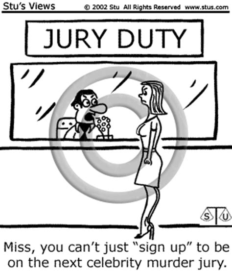 Jury Duty Cartoon