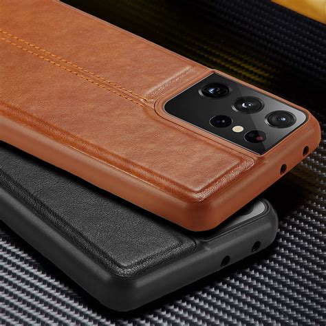 SLIM Luxury Leather Back Ultra Thin Cover Case For Samsung Galaxy S21 Ultra Plus | eBay