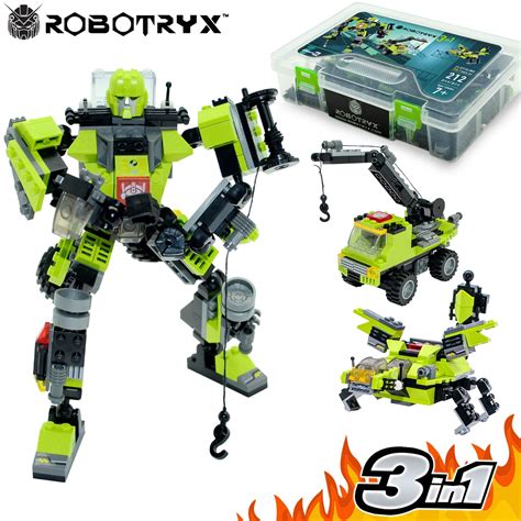 Robot STEM Toy | 3 In 1 Fun Creative Set | Construction Building Toys For Boys Ages 6-14 Years ...