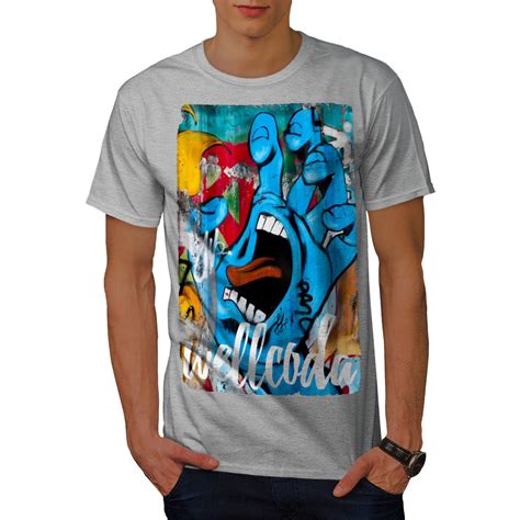 Wellcoda Graffiti Design Mens T-shirt, Street Graphic Design Printed Tee | eBay