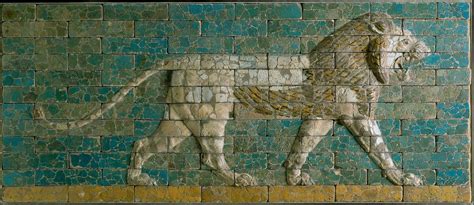 Why the brick lions that protected the streets of Babylon feel alive | Perspectives | The ...