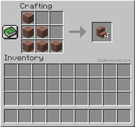 How to make Granite Stairs in Minecraft