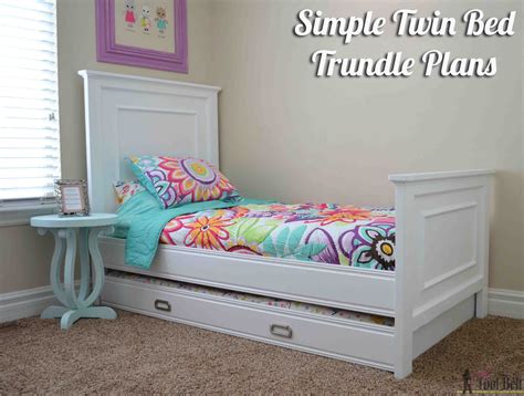 Simple Twin Bed Trundle - Her Tool Belt