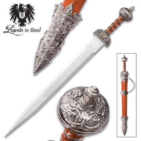 Roman Guard Gladius Sword & Scabbard | Kennesaw Cutlery