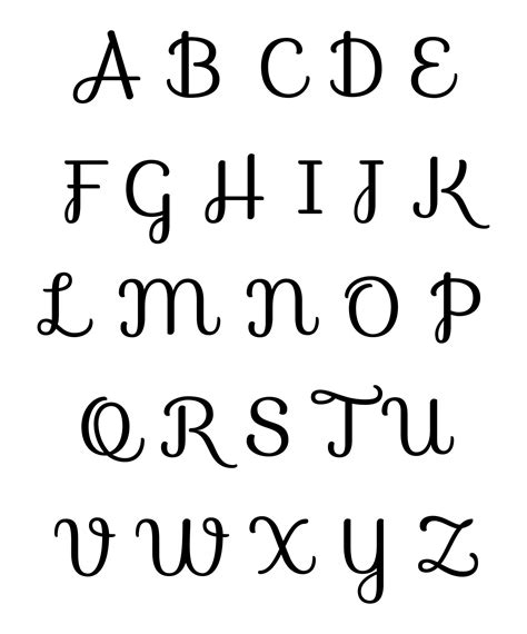 Font Styles Alphabet - 20 Free PDF Printables | Printablee