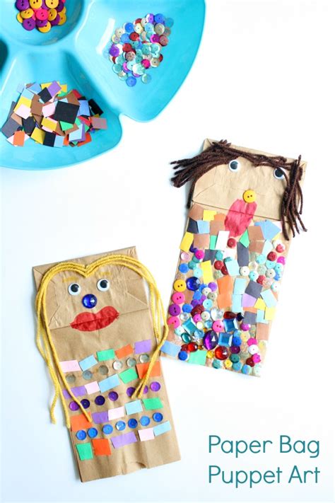 Paper Bag Puppet Art Invitation - Fantastic Fun & Learning