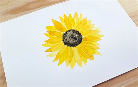 Sunflower Acrylic Painting Easy | Best Flower Site