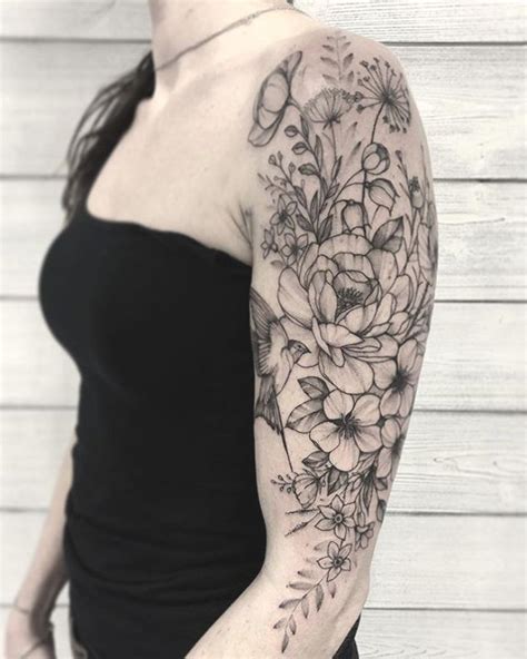 108 Gorgeous Floral Arm Tattoos Design Make You Elegance Koees Blog | Floral arm tattoo, Floral ...