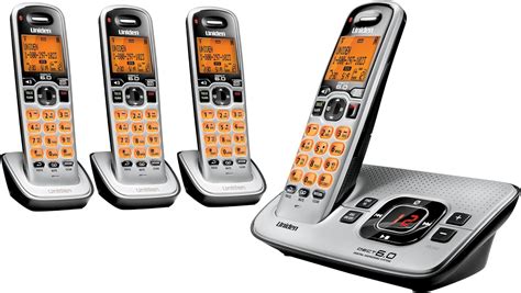 Amazon.com: Uniden D1680-4 Cordless Phone/Answering System with 4 Handsets : Office Products