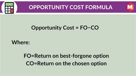 What is Opportunity Cost? Meaning, Examples and Calculations | Marketing91