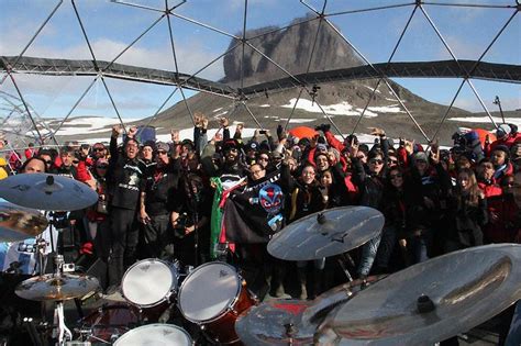 Metallica Antarctica Concert crowd