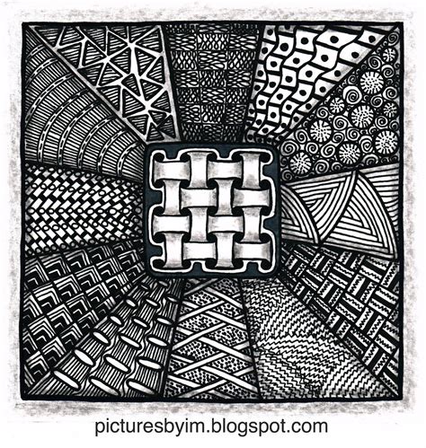 Zen Doodle Patterns Zentangle Drawing Doodle Art