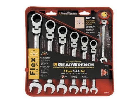 GearWrench Combination Ratcheting Wrench Set