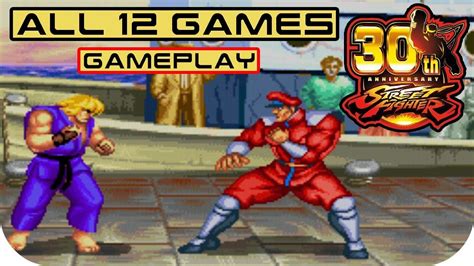 Street Fighter 30th Anniversary Collection - All 12 Games Gameplay Moments | PC STEAM HD | - YouTube