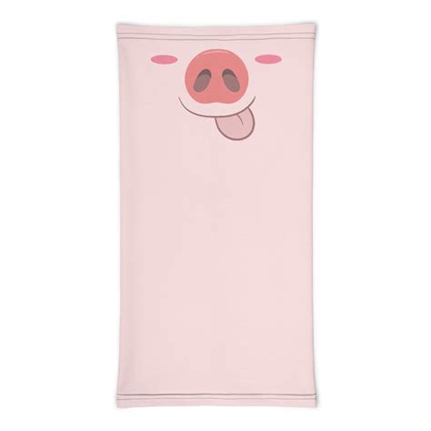 Cute Pig Neck Gaiter Pig Snout Washable Face Mask Adult | Etsy