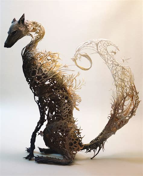 Surrealist Sculptures by Ellen Jewett Merge Plant and Animal Life — Colossal