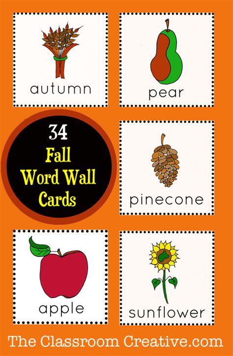 7 Best Images of Preschool Printables Fall Word Wall - Pre-Kindergarten Sight Words Printable ...