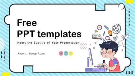 Free cartoon powerpoint templates and Google slides