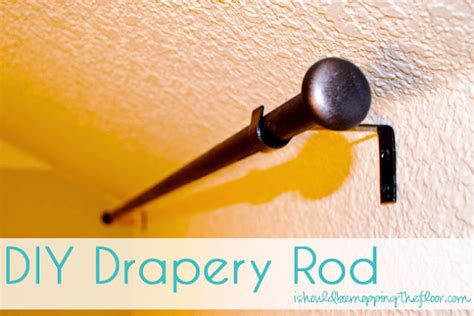 DIY Drapery Rod {on the cheap!} | i should be mopping the floor