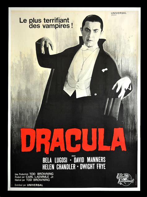 DRACULA * CineMasterpieces 1960'S FRENCH BELA LUGOSI VAMPIRE HORROR MOVIE POSTER | eBay