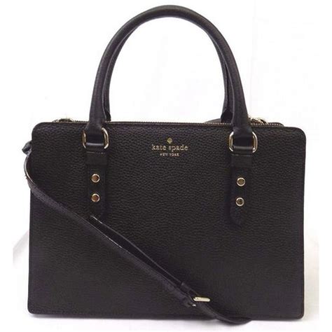 Kate Spade New York - NEW KATE SPADE WKRU4002 LISE MULBERRY STREET BLACK LEATHER SATCHEL HANDBAG ...