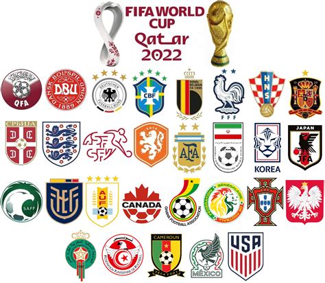 World Cup 2022 Team Logos