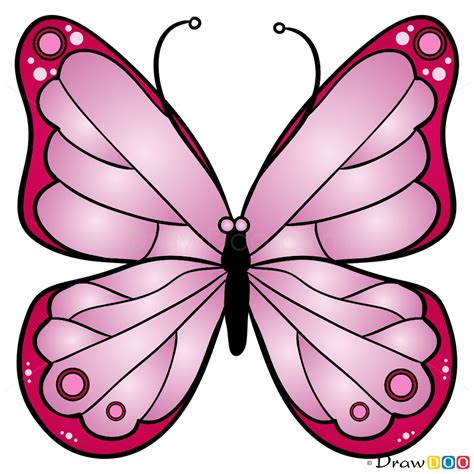 How to Draw Pink Butterfly, Butterflies