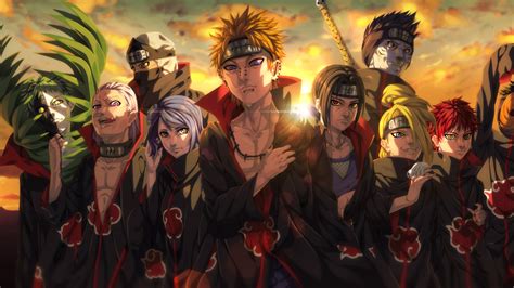 3840x2160 Resolution Akatsuki Organization Anime 4K Wallpaper - Wallpapers Den