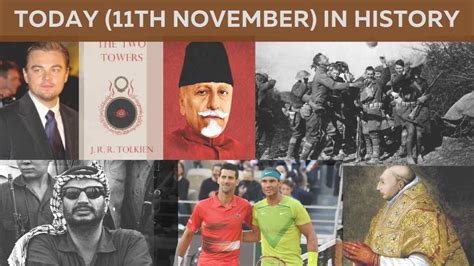 Today (11th November) In History: Significant Events, Famous Birthdays And Notable Deaths