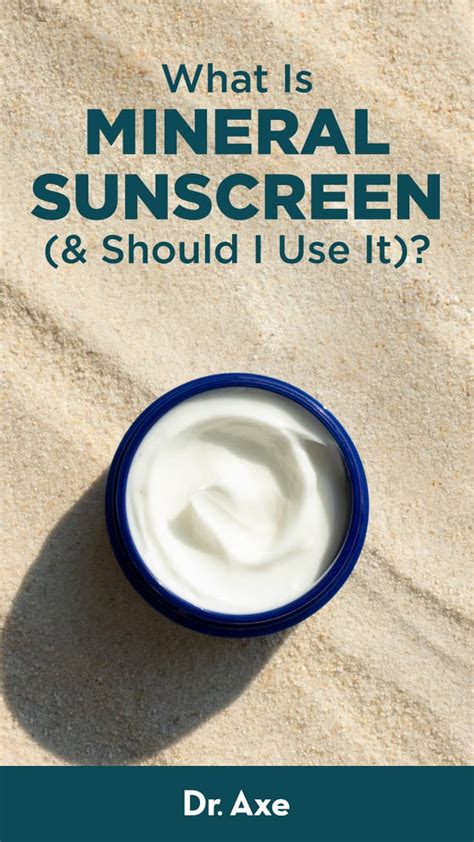 Best Mineral Sunscreen to Use (Plus Benefits and Comparisons) - Dr. Axe